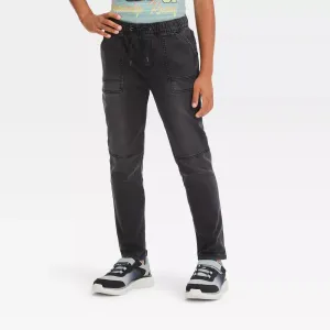 New with tags! Boys' Super Skinny Pull-On Jeans - art class Black Fade Sz 16 Husky