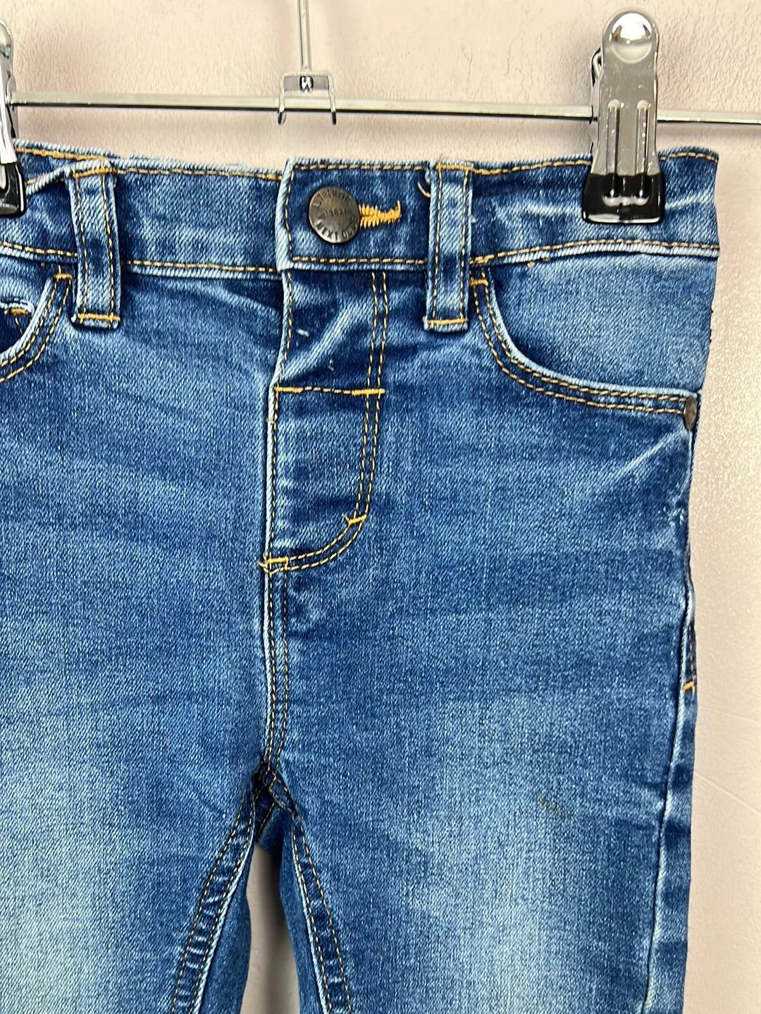 Next blue skinny jeans 9-12m
