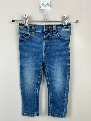 Next blue skinny jeans 9-12m