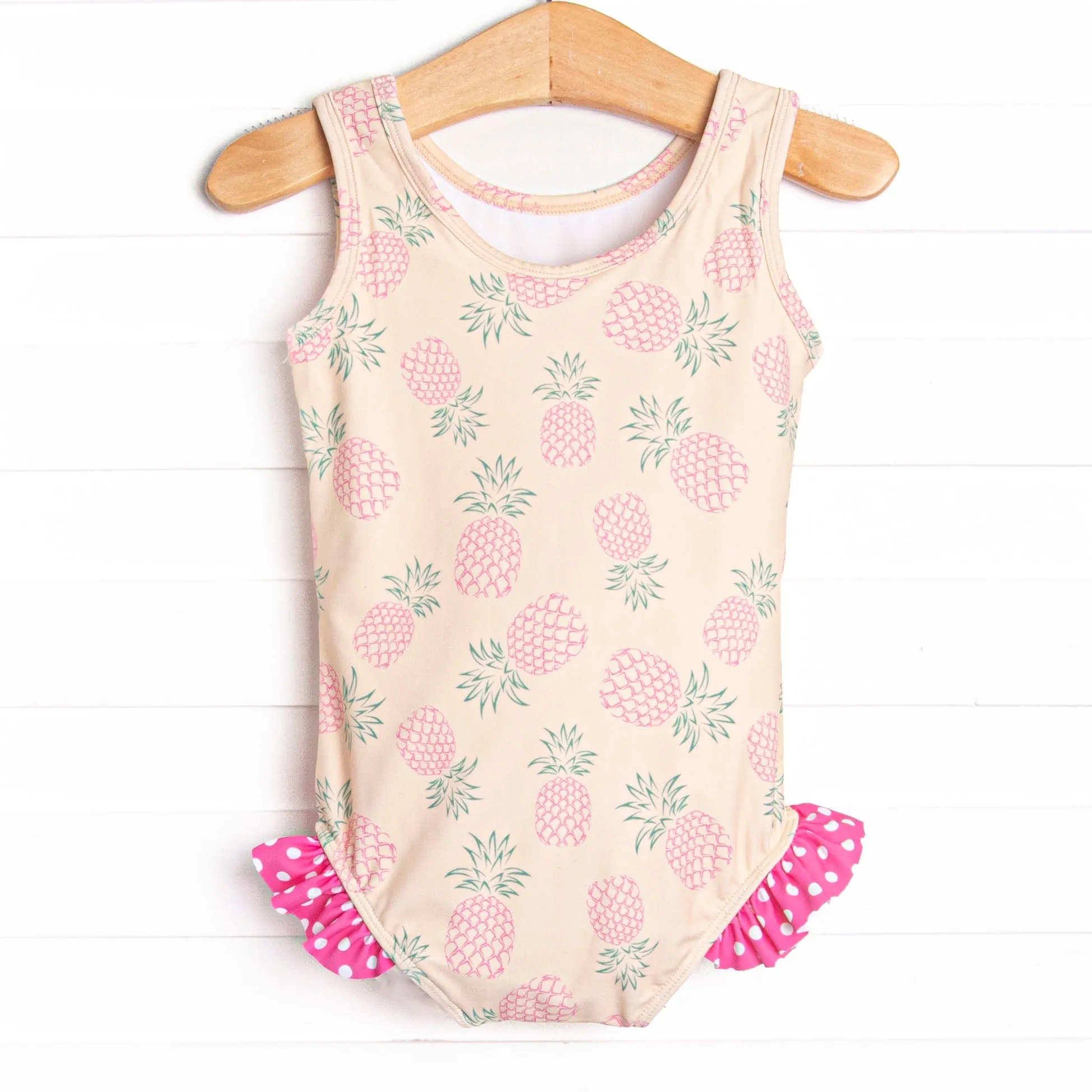 No Dole Days Sleeveless One Piece, Pink