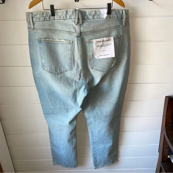 NWT Good American Good Classic Jeans Size: 16 High Rise w/‎ Gap Proof Waistband