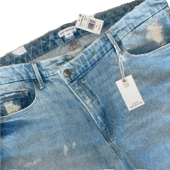 NWT Good American Good Classic Jeans Size: 16 High Rise w/‎ Gap Proof Waistband
