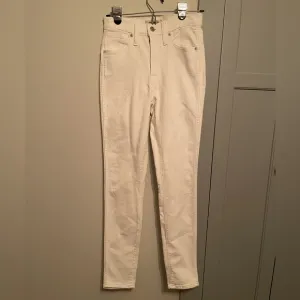 NWT Madewell 10&quot; High-Rise Skinny Jeans white size 25