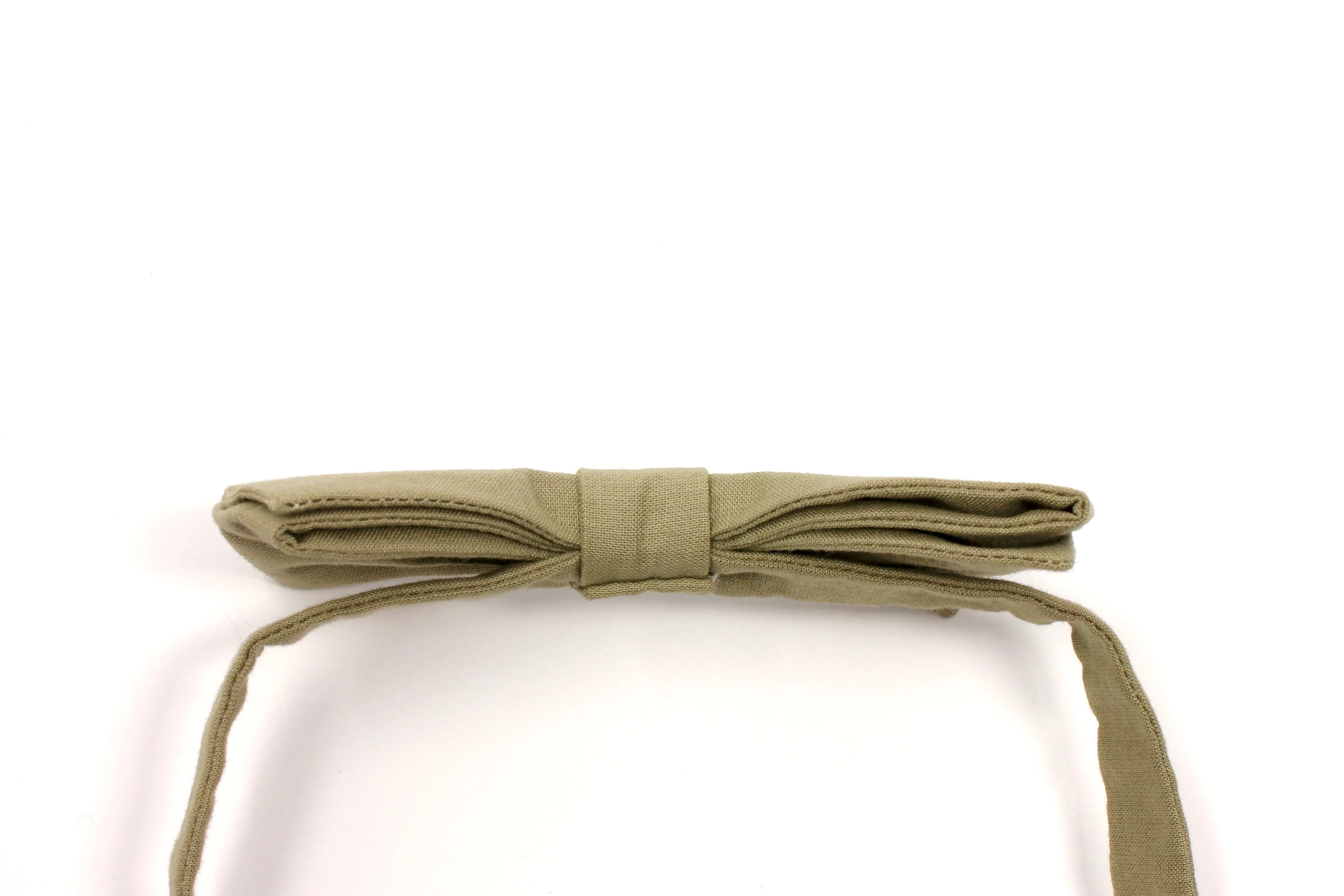 Olive Green Bow Tie