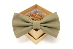 Olive Green Bow Tie