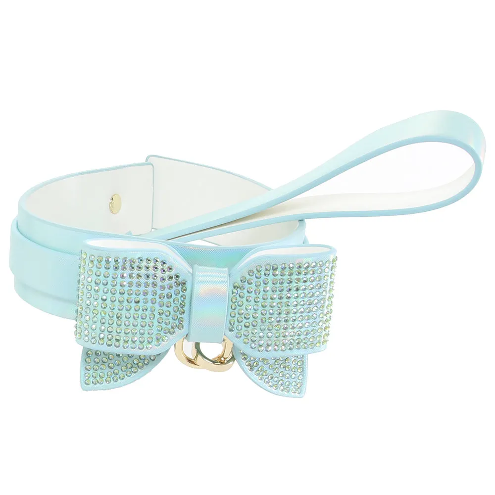Ouch! Paris Collection Collar & Leash in Blue