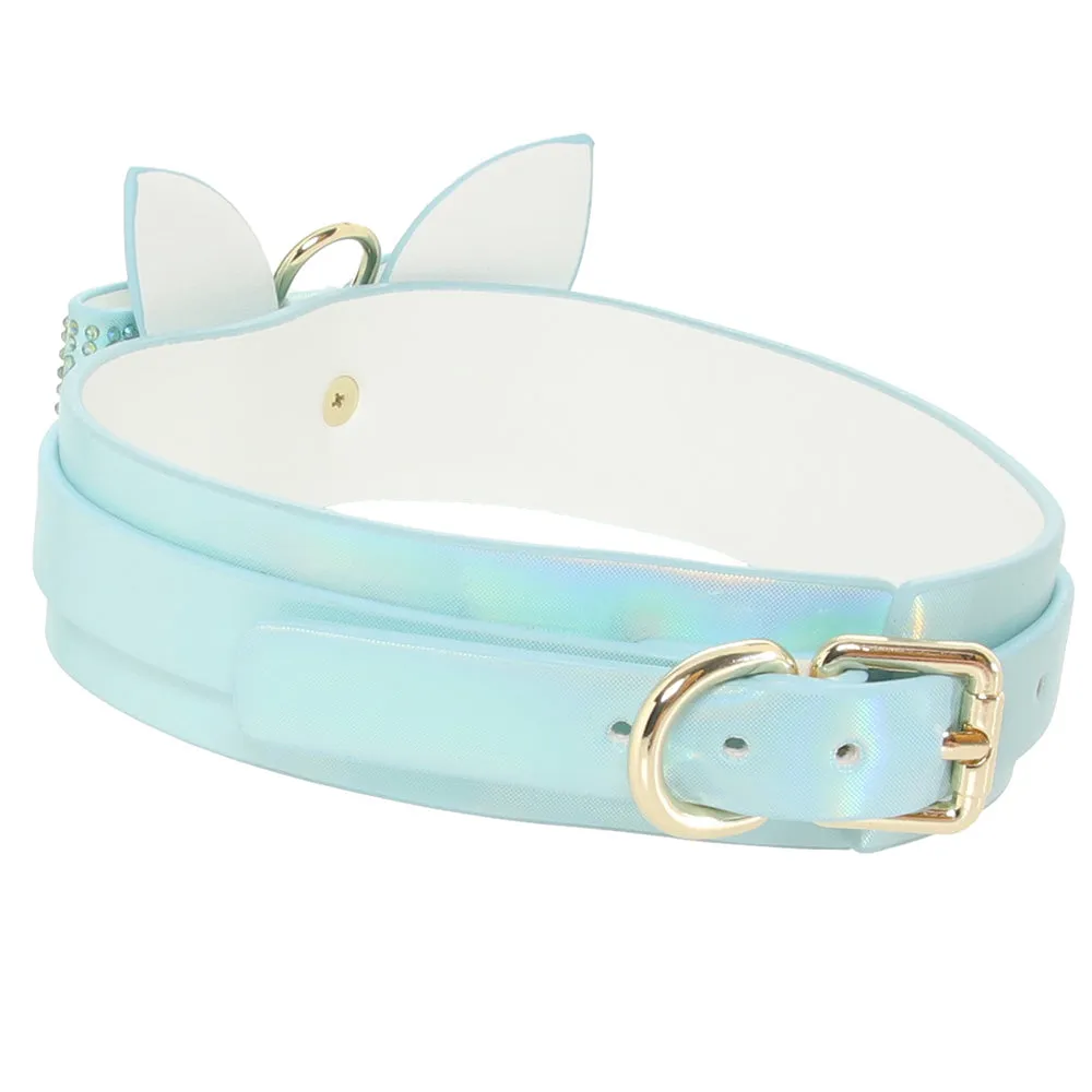 Ouch! Paris Collection Collar & Leash in Blue