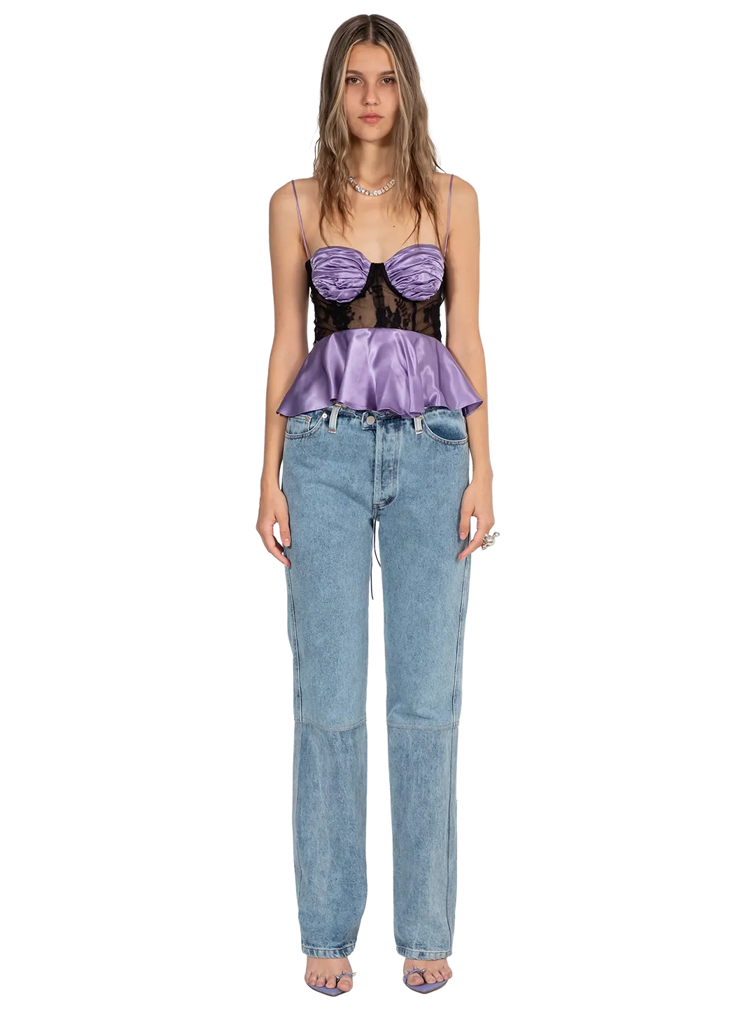 Panelled Camisole Top