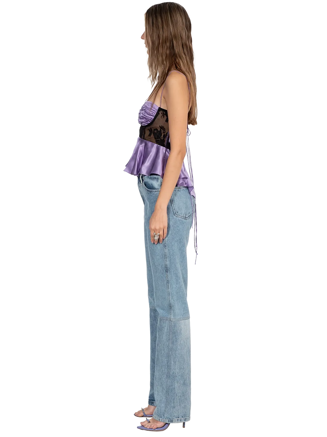 Panelled Camisole Top