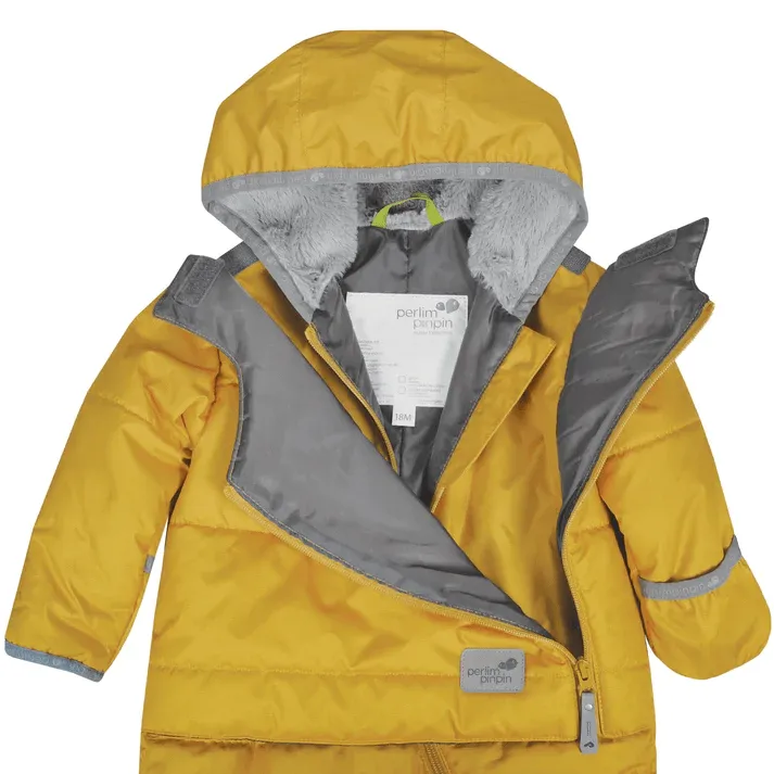 Perlimpinpin One-Piece Baby Snowsuit - Amber