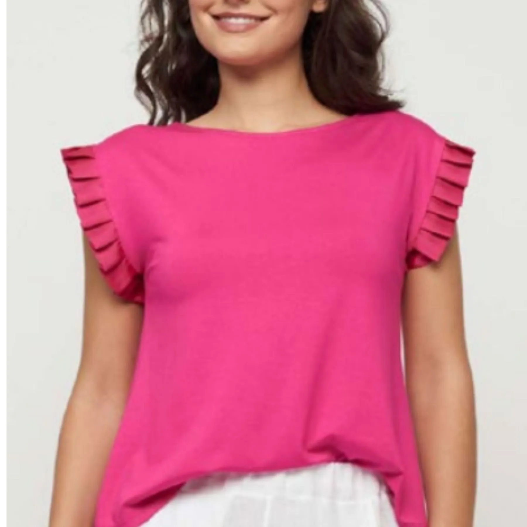 Pistache Luxe Viscose Top
