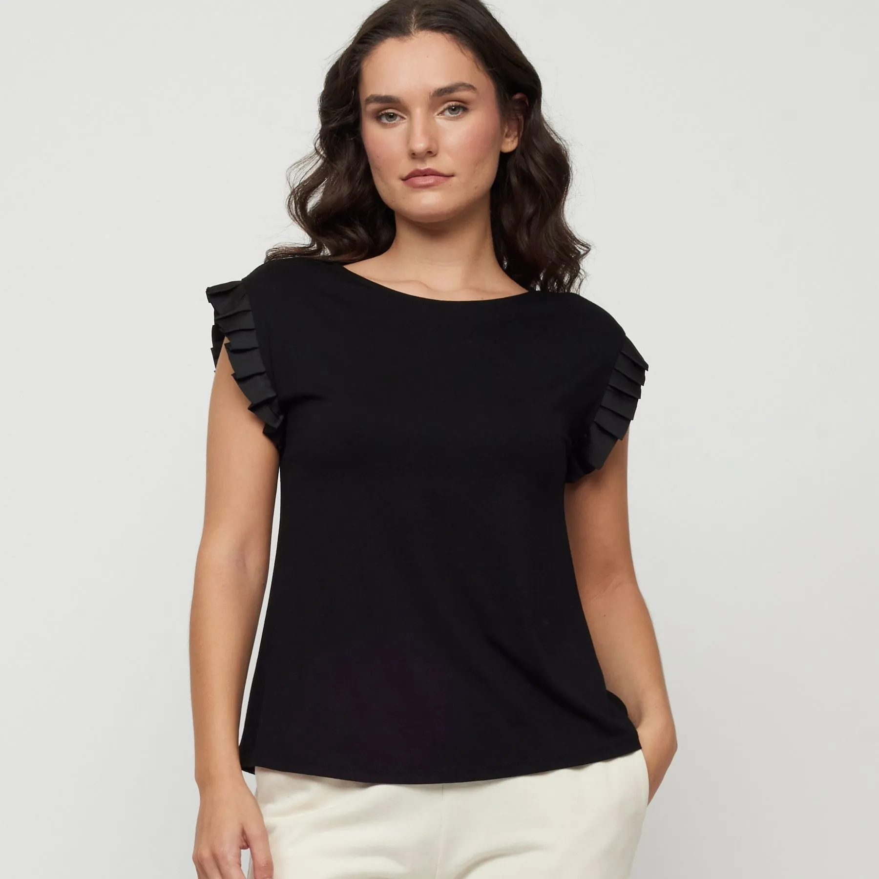 Pistache Luxe Viscose Top