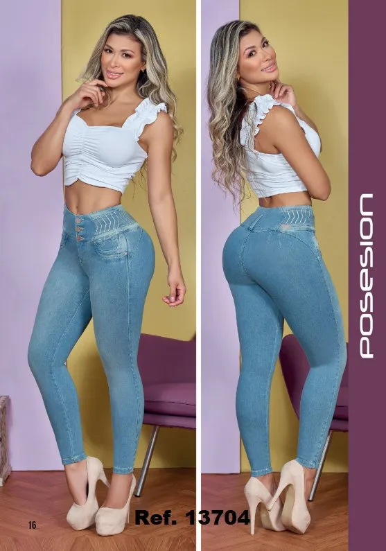 Posesion 13704 100% Authentic Colombian Push Up Jeans