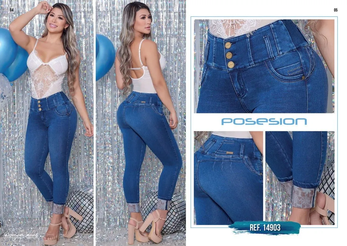 Posesion 14903 100% Authentic Colombian Push Up Jeans