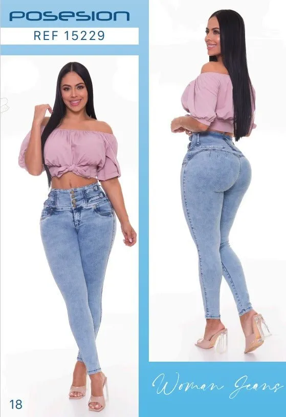 Posesion 15229 100% Authentic Colombian Push Up Jeans