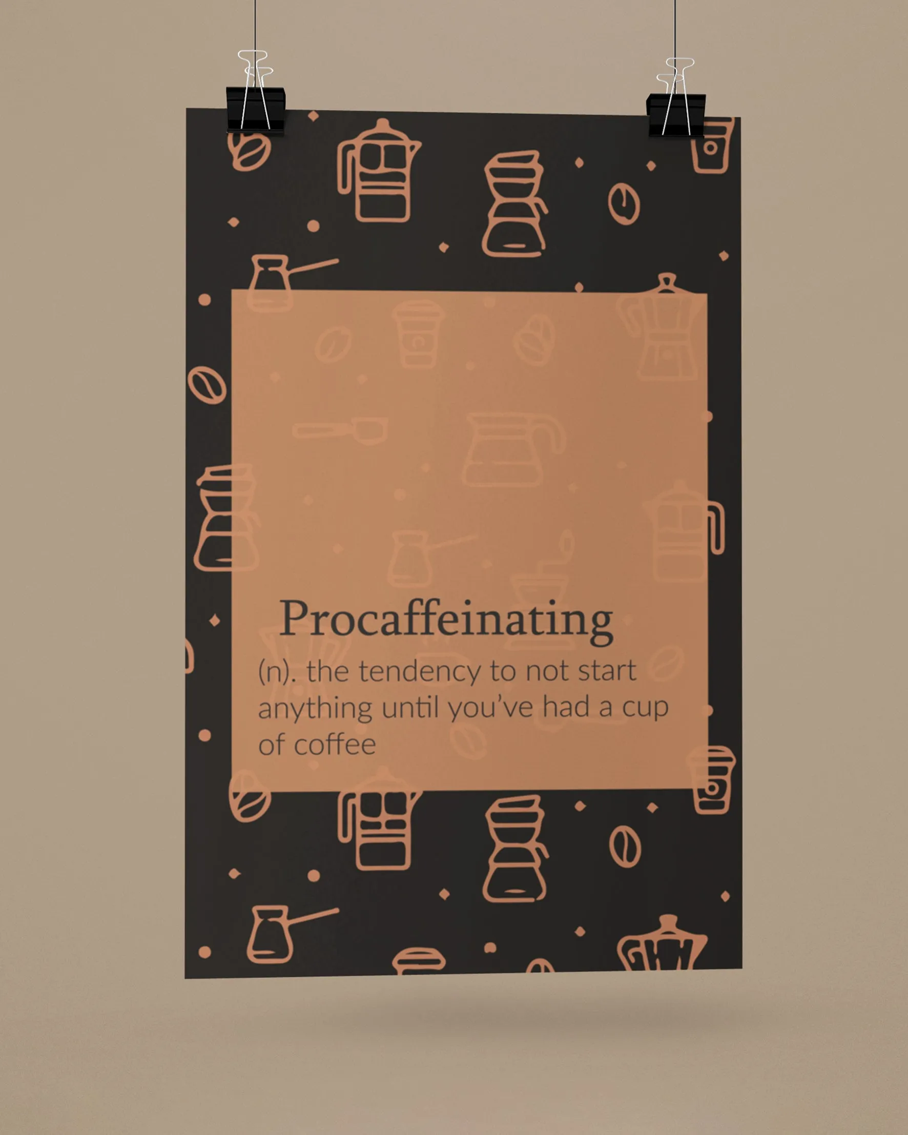 Procaffeinating poster