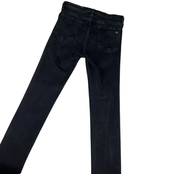 rag &amp; bone High Rise Skinny Black Jeans
