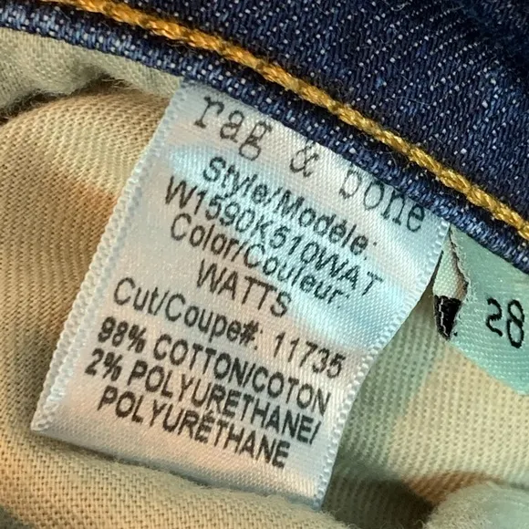 Rag &amp; Bone Jeans The Dre distressed Watts