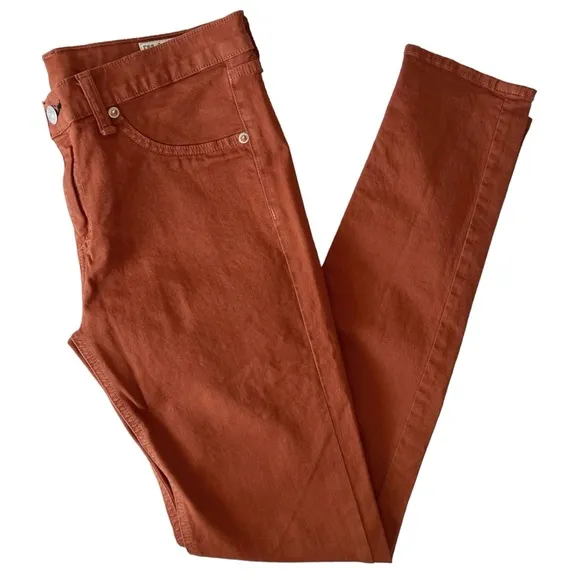 Rag &amp; Bone Legging Skinny Jeans in Rust | 29