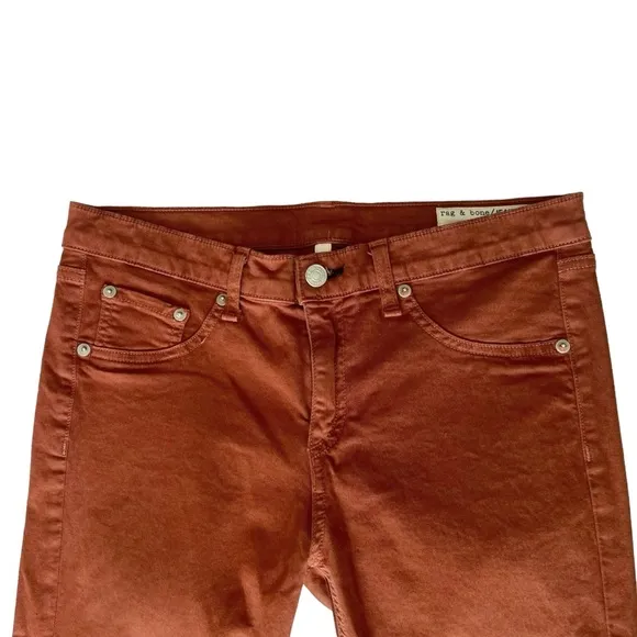 Rag &amp; Bone Legging Skinny Jeans in Rust | 29