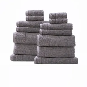 Renee Taylor Aireys 650 GSM Zero Twist 14 Piece Nickel
