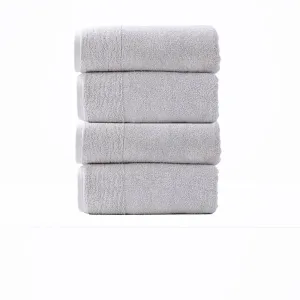 Renee Taylor Aireys 650 GSM Zero Twist 4 Piece Bath Towel Vapour