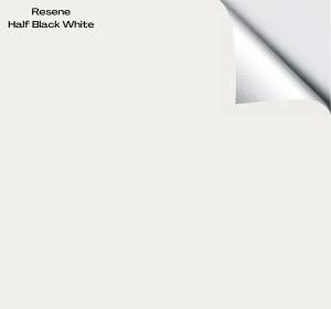 Resene Half Black White