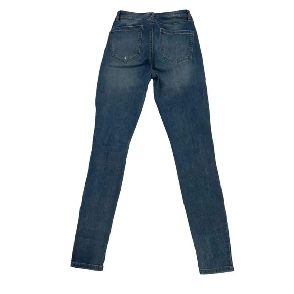 Rewash Mid Rise Distressed Skinny Jeans Size 3 (26) Women’s