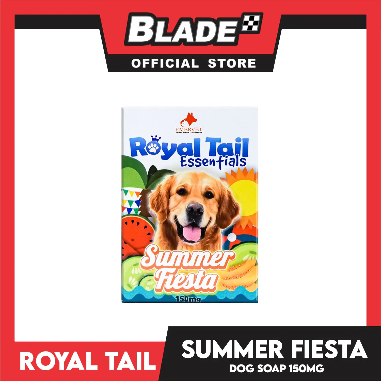 Royal Tail Essentials Madre de Cacao Dog Soap 150mg (Summer Fiesta)