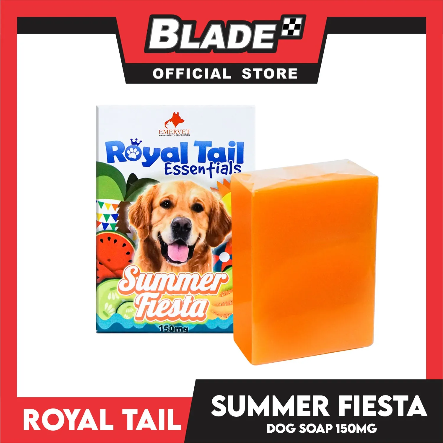 Royal Tail Essentials Madre de Cacao Dog Soap 150mg (Summer Fiesta)
