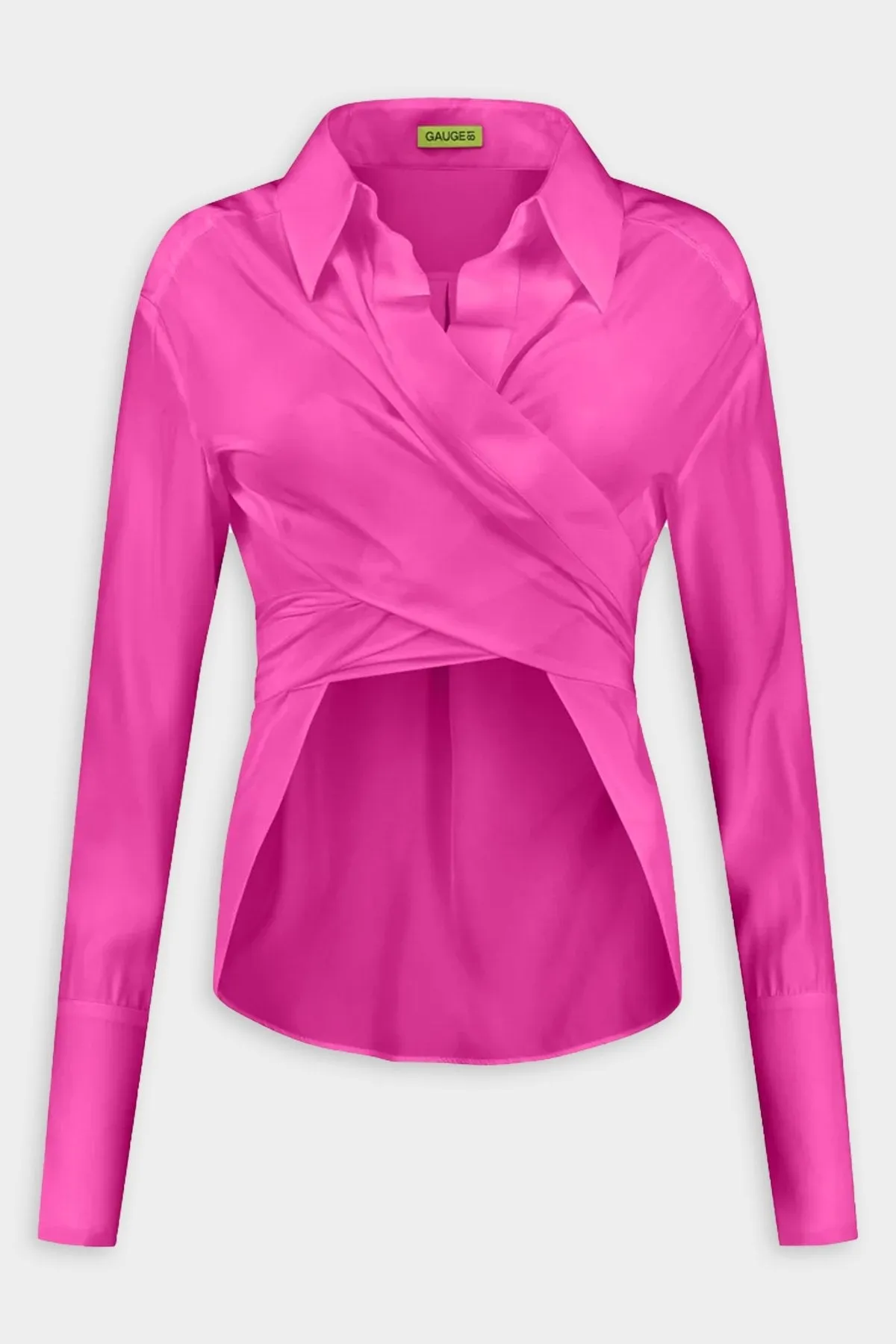 Sabinas Silk Shirt in Hot Pink