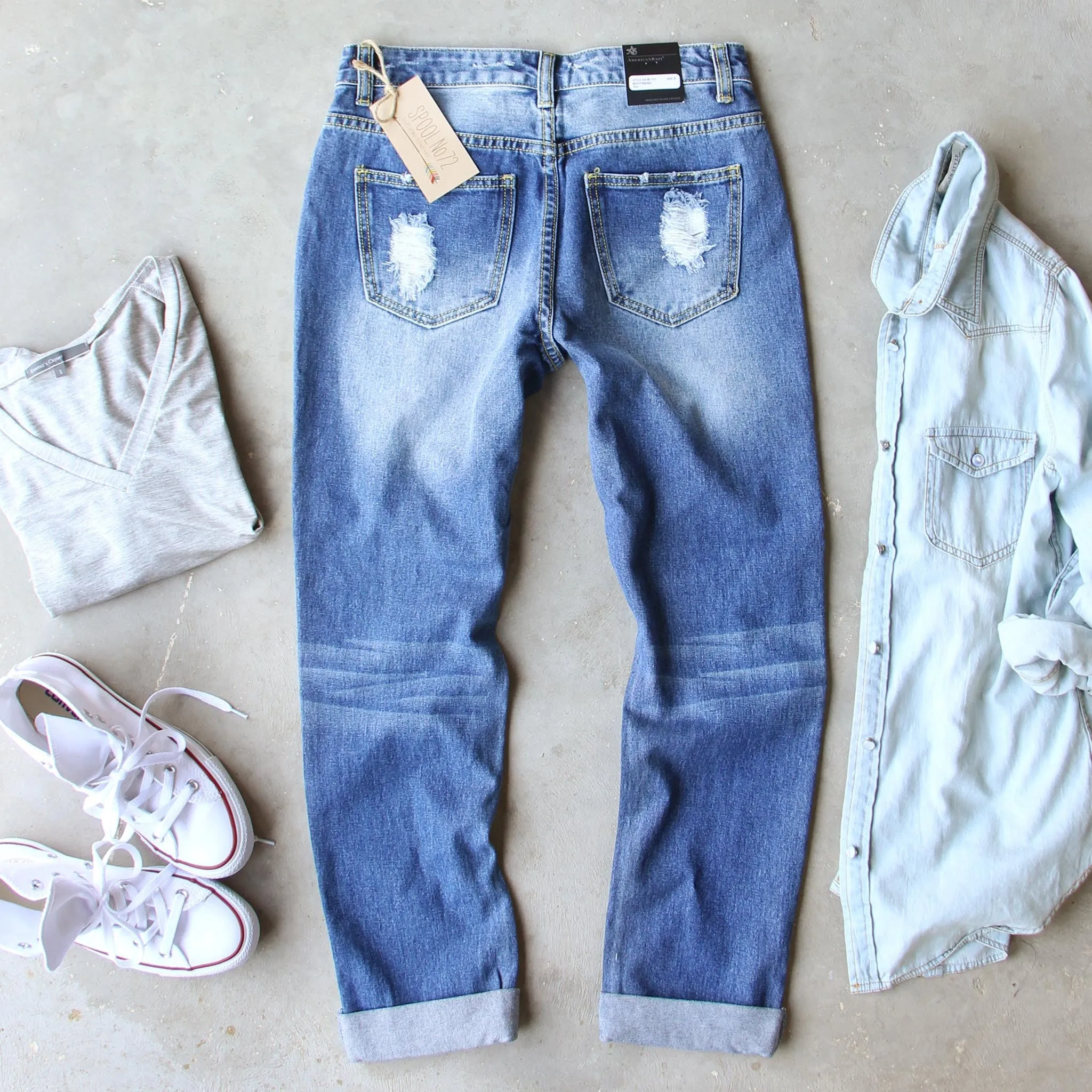 Sandstone Boyfriend Jean