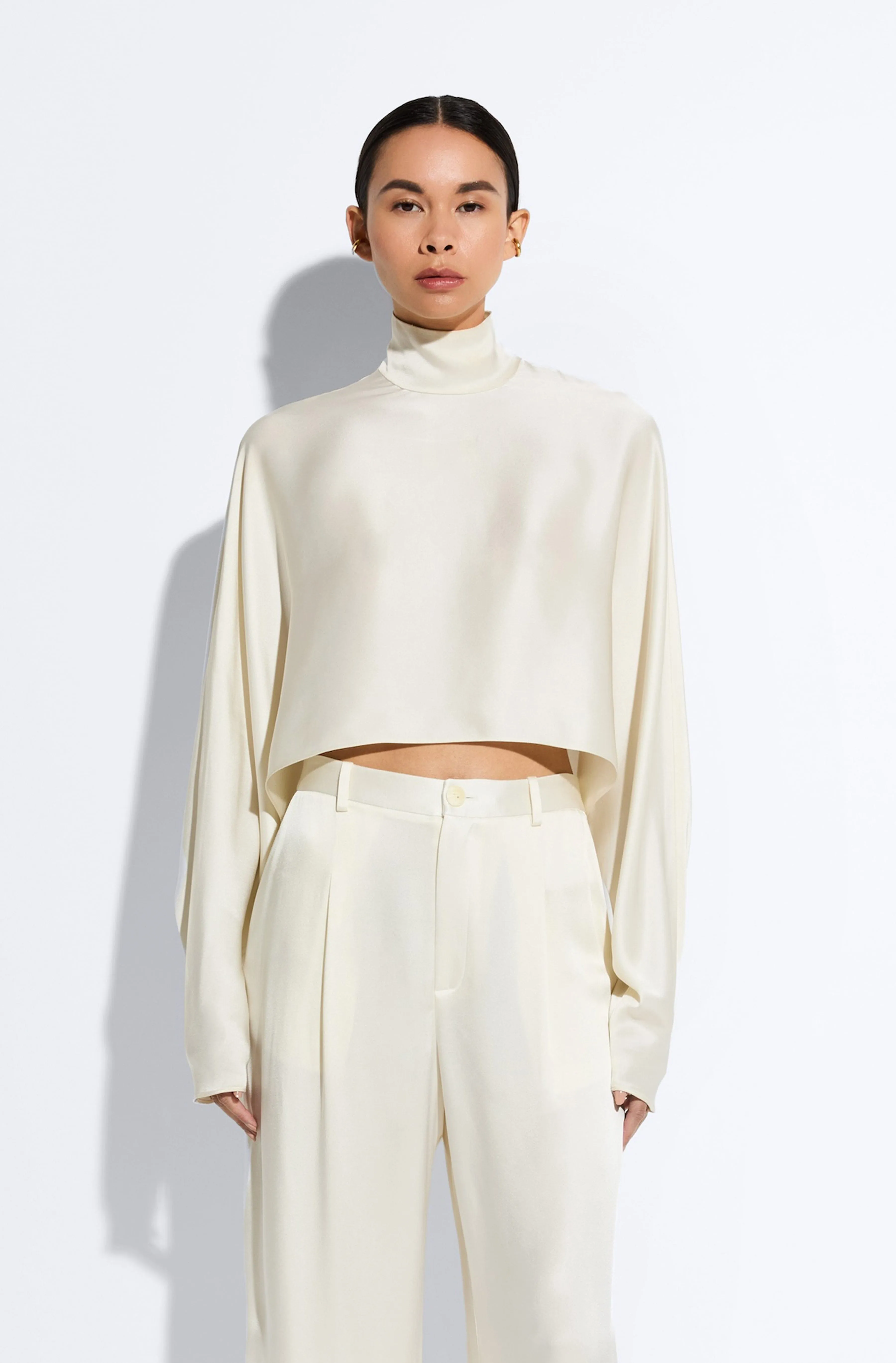 Satin Caftan Top