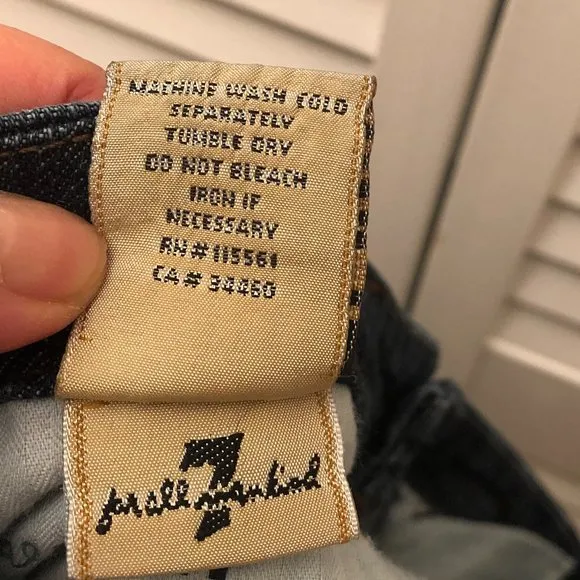 Seven 7 for all mankind Flynt Jeans, lightly distr