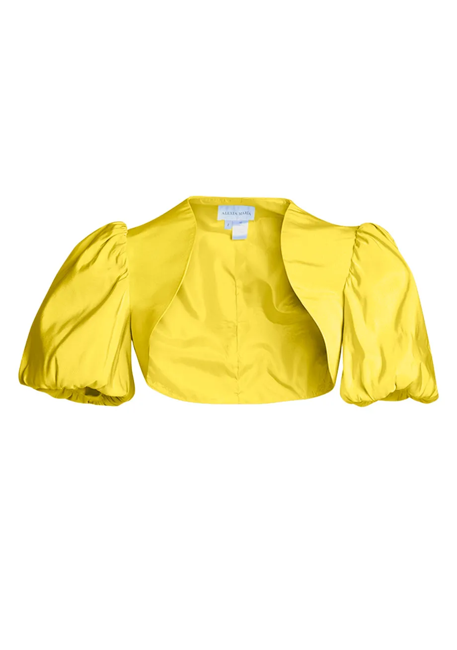 Silk Faille Bolero