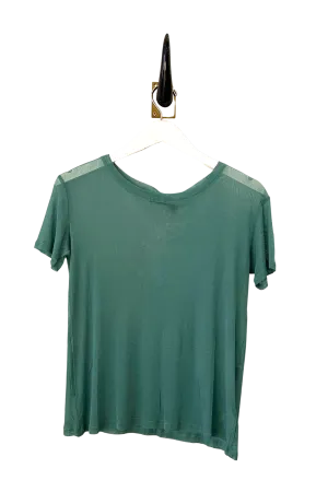 Silk Tulle Boyfriend Top Surf