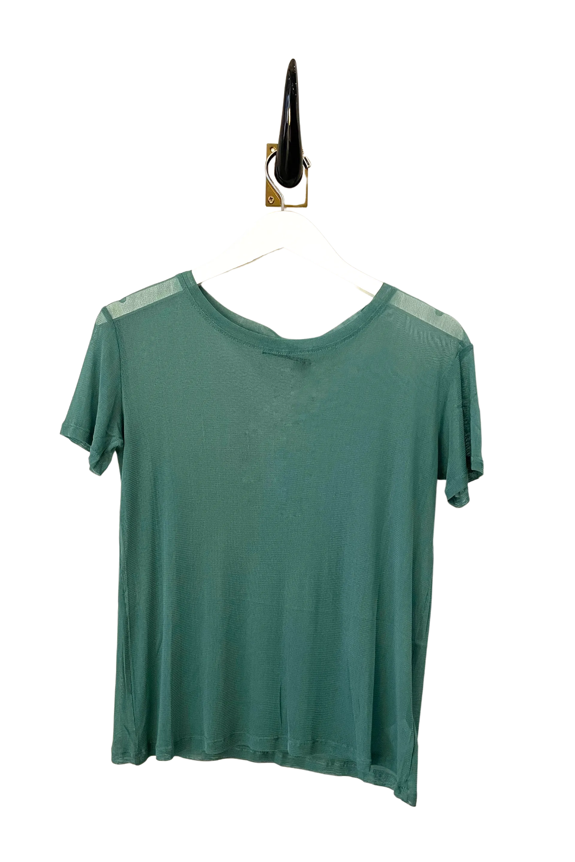 Silk Tulle Boyfriend Top Surf