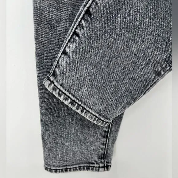 SLVRLAKE Beatnik High Rise Skinny Jeans Slim Harvest Moon Black Gray Grey 24