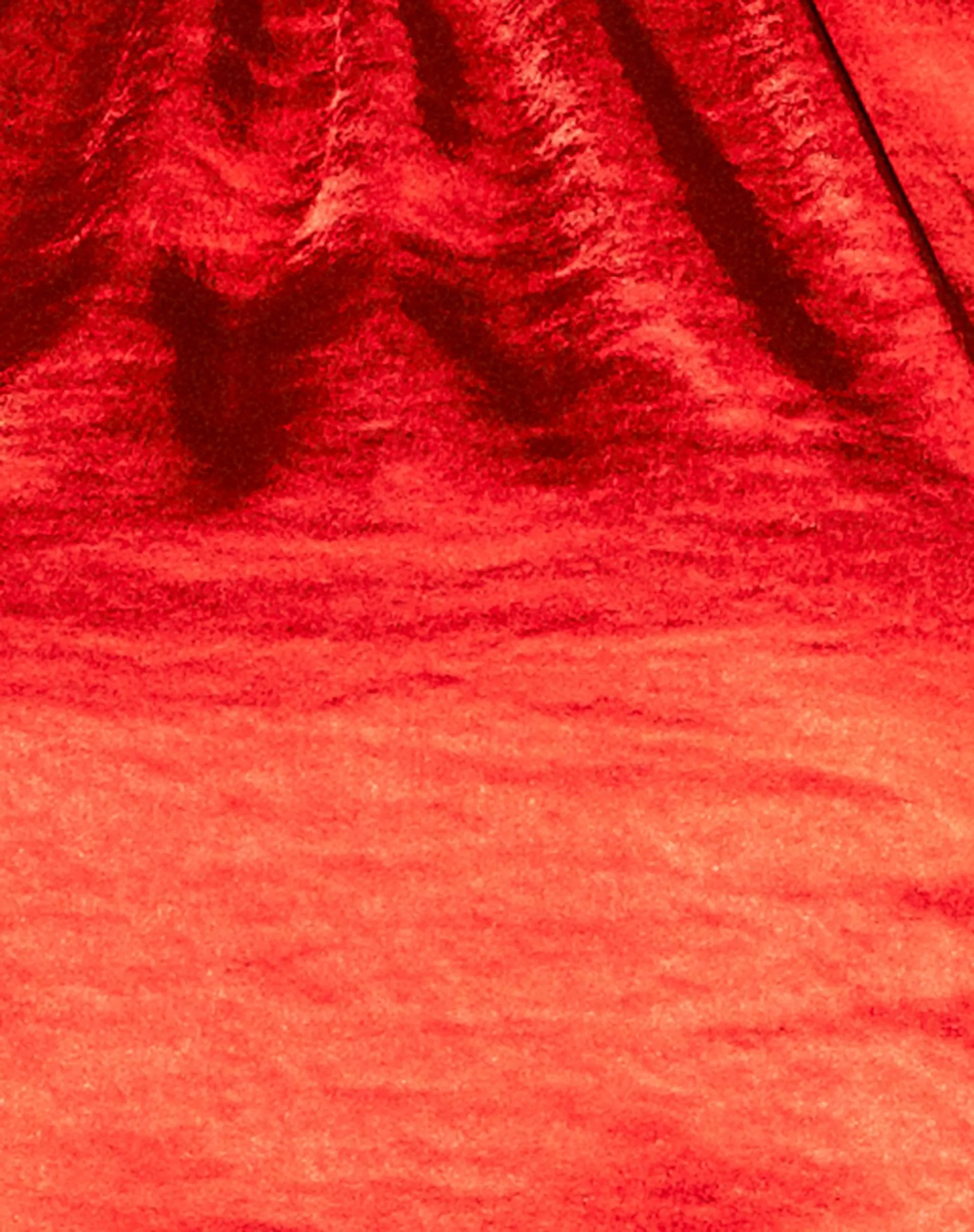 Spence Top in Satin Red