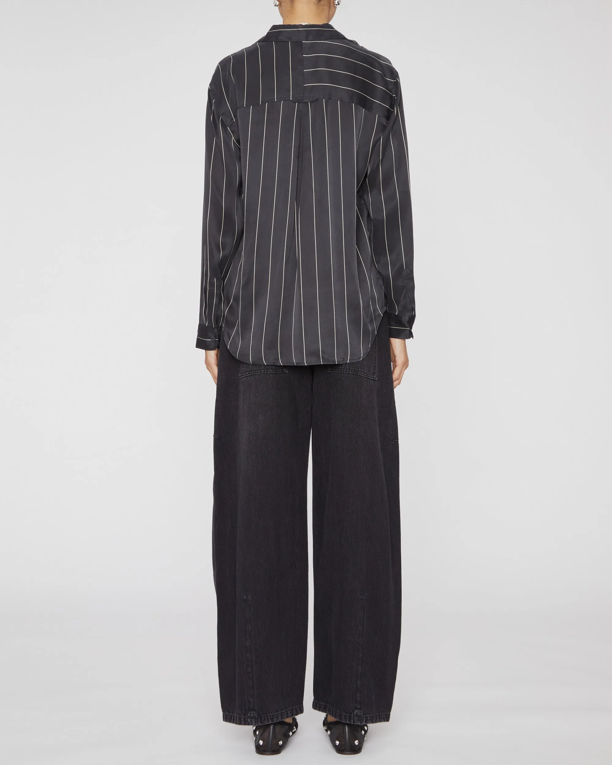 Spencer Shirt in Ink Stripe