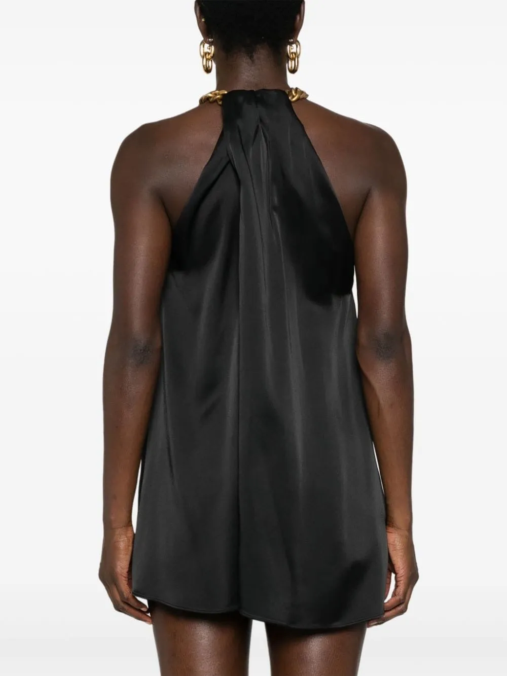 Stella McCartney Chain Halterneck Top in Black