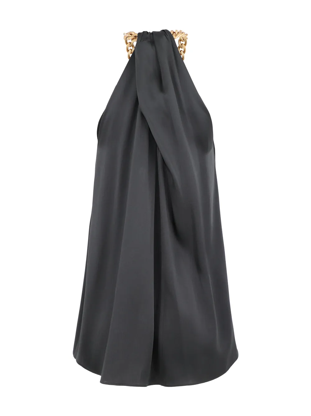 Stella McCartney Chain Halterneck Top in Black