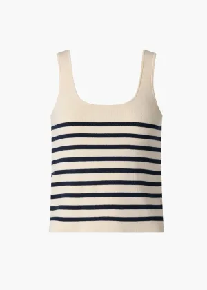Stevie Top (Ivory/Berry Blue)