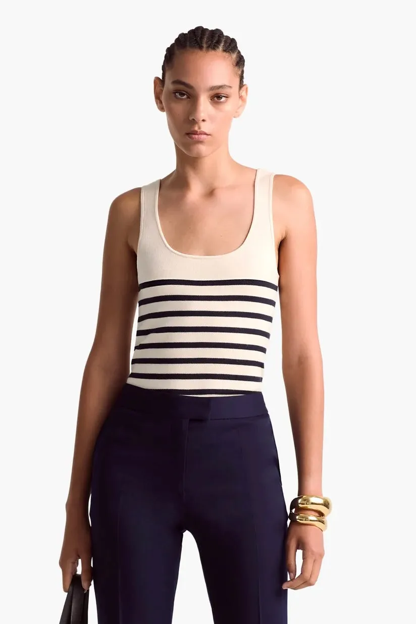 Stevie Top (Ivory/Berry Blue)