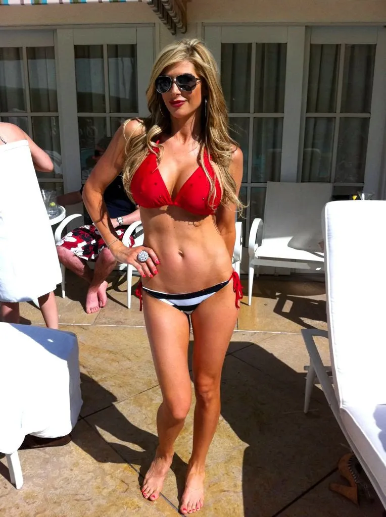 Sugar Baby Red Nautical Bikini (Seen on OC Housewives)