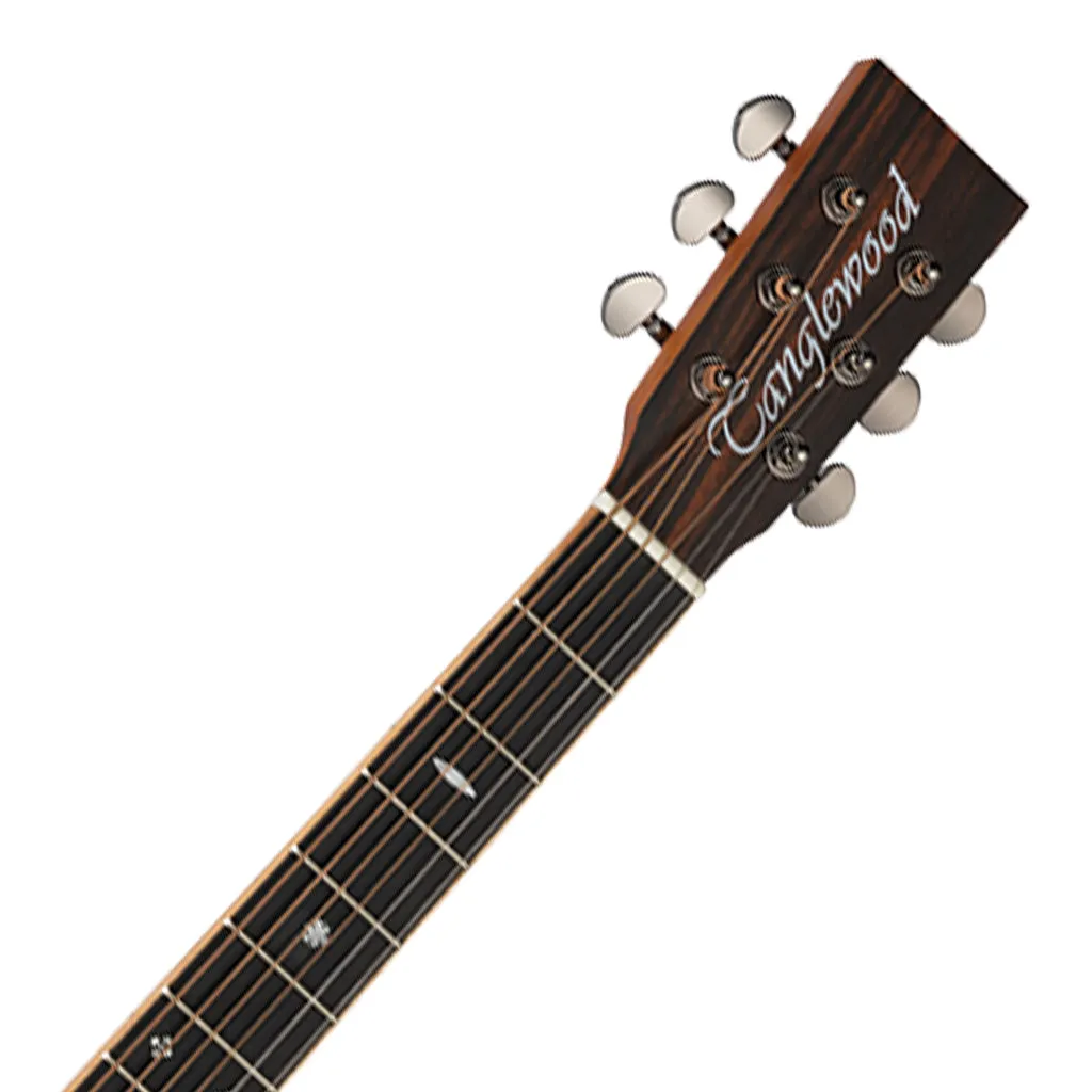 Tanglewood TRU4-CE-AE Reunion Pro Solid top all Ebony Super Folk