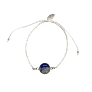 Taylor Bracelet | Silver | White