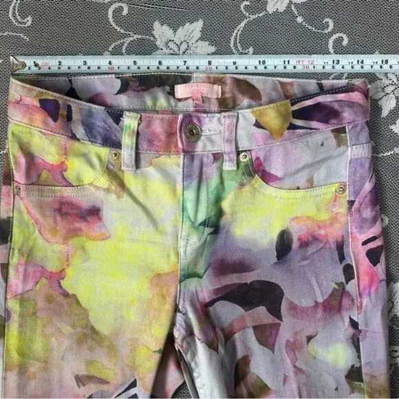 Ted Baker Floral Skinny Jeans Sz 25