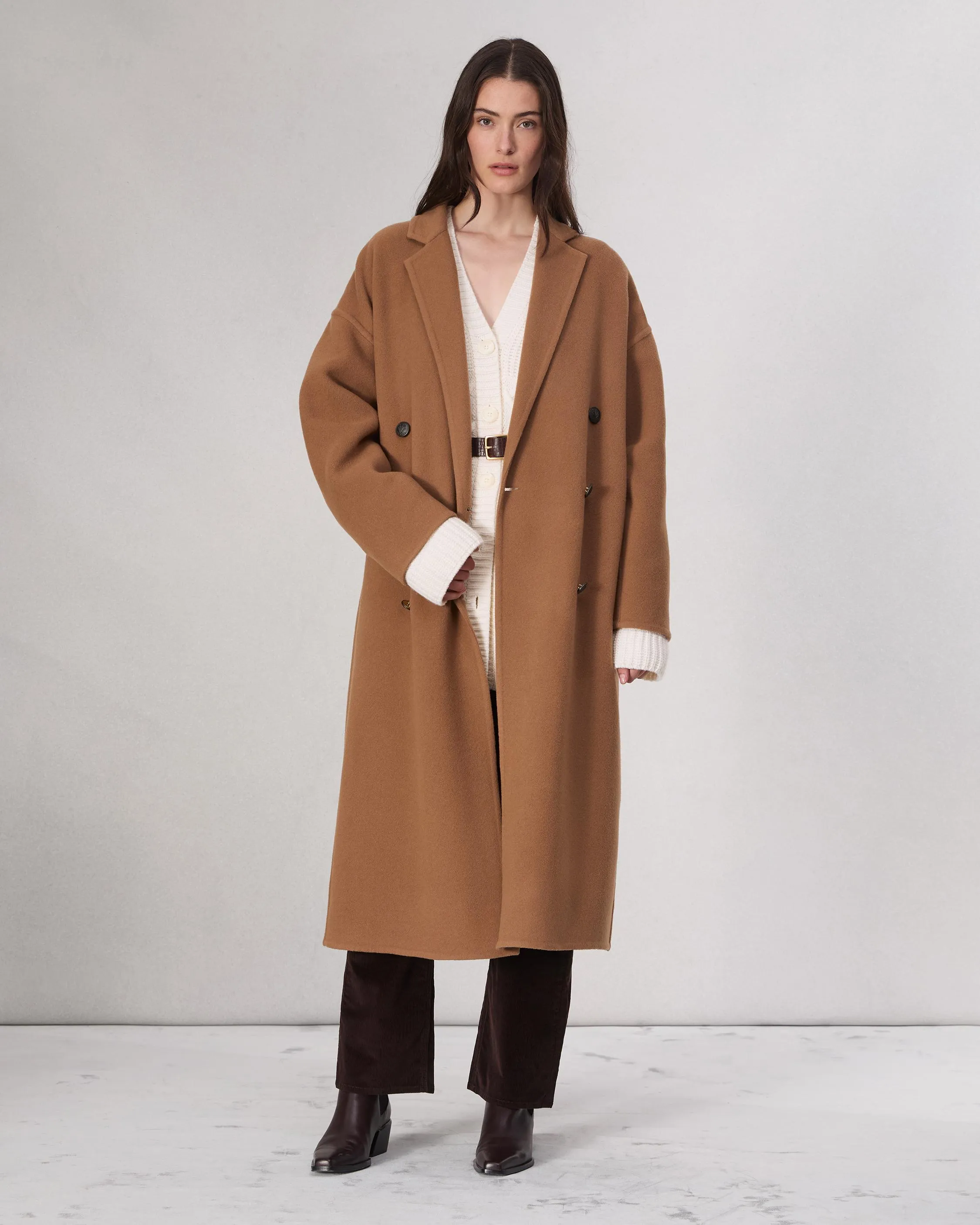 Thea Wool-Blend Coat