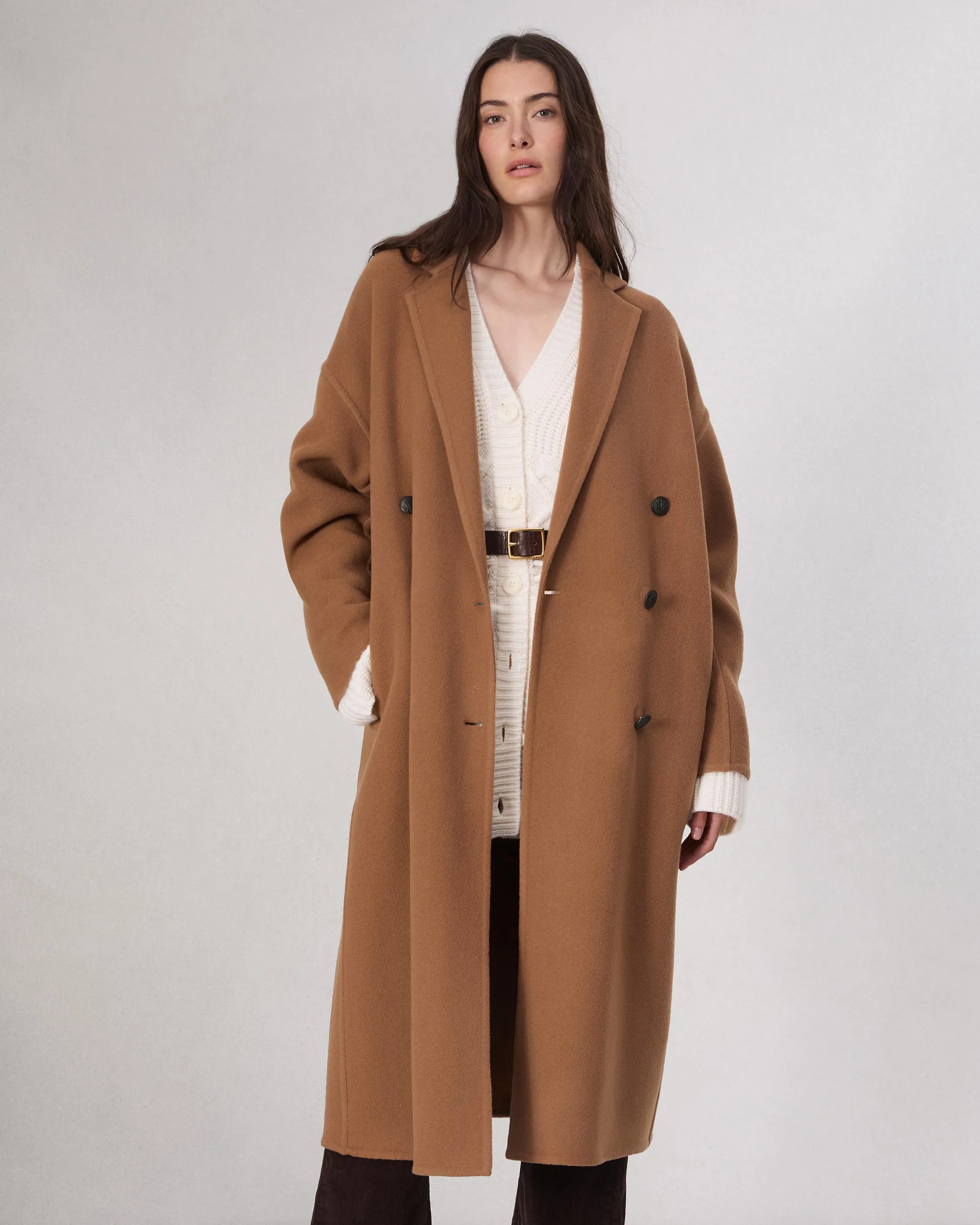 Thea Wool-Blend Coat
